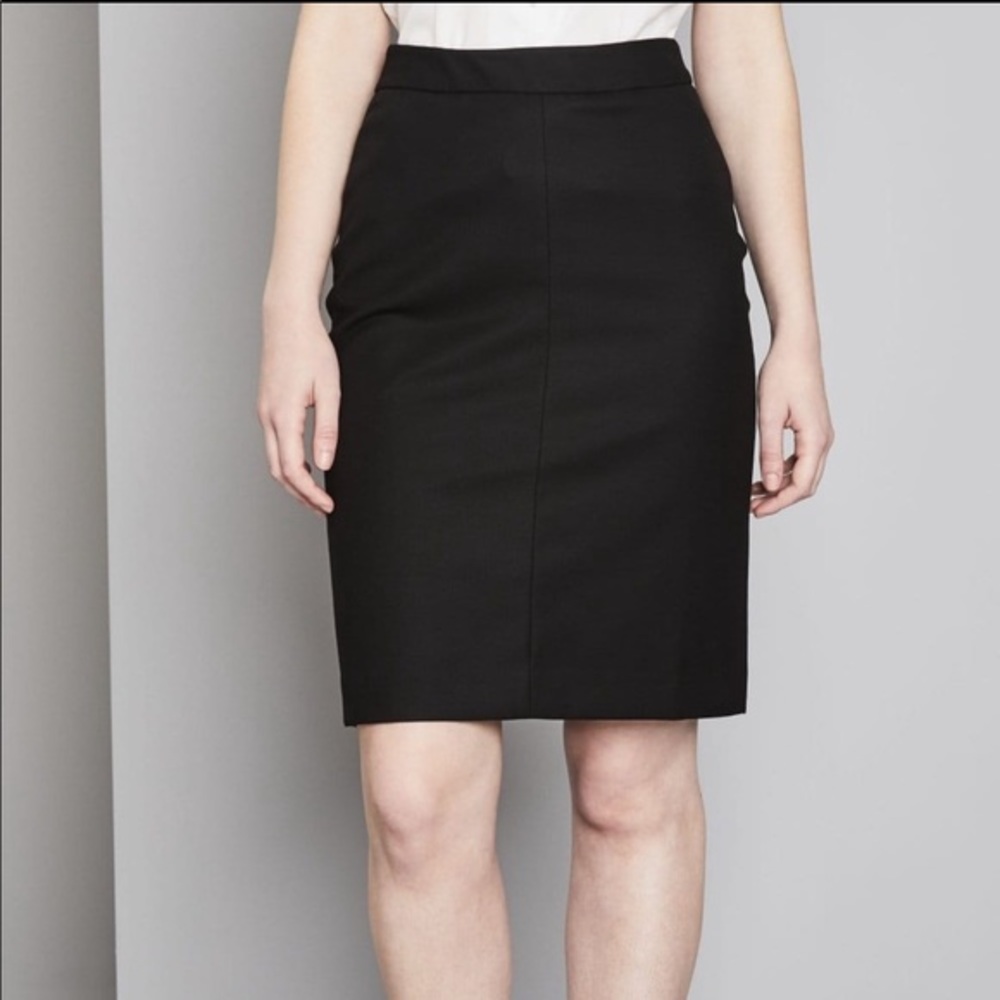 Large Black Midi Pencil Skirt LOFT